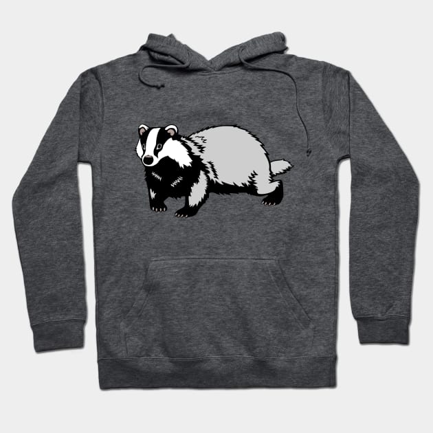 Badger Hoodie by KayBee Gift Shop